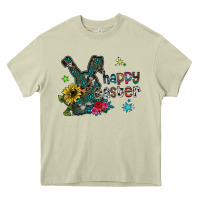 Mossy Happy Easter Heavy Core Tee - CowhideDigitalArt