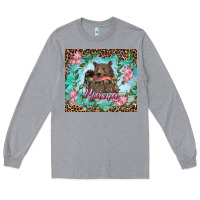Heather Grey mama bear haunting fish floral Long Sleeve Tee - RanaPortraitStore