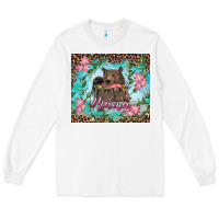 White mama bear haunting fish floral Long Sleeve Tee - RanaPortraitStore