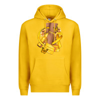 Lemon Childhood Cancer diva yellow ribbon Premium Hoodie - NancyCooperArtShop