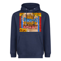 Navy usa flag sweet and sassy Heavyweight Hoodie - HRA Design Shop