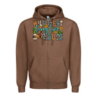 Chestnut wild west long live cowboys Zipper Hoodie - Zillion Design Studio