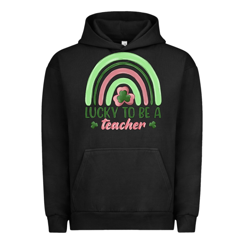 Lucky To Be A Teacher Urban Hoodie by MaliasSmallBusiness | Teevron