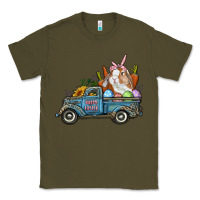 Happy Easter Truck With Bunny Eggs And Carrot Classic Tee | Teevron