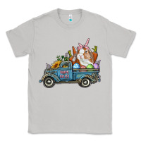 Moon Dust Happy Easter Truck with Bunny Eggs And Carrot Classic Tee - RanaPortraitStore