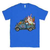 True Royal Happy Easter Truck with Bunny Eggs And Carrot Classic Tee - RanaPortraitStore