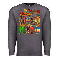 Charcoal Heather cinco de mayo Premium Sweatshirt - AdoDesignShop