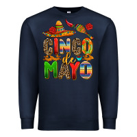 Navy cinco de mayo Premium Sweatshirt - AdoDesignShop