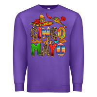 Purple cinco de mayo Premium Sweatshirt - AdoDesignShop