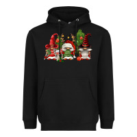 Black christmas gnomies Heavyweight Hoodie - FaDigitalArtStudio