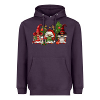 Plum christmas gnomies Heavyweight Hoodie - FaDigitalArtStudio