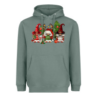Sage christmas gnomies Heavyweight Hoodie - FaDigitalArtStudio