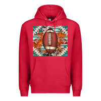 Cardinal american football serape glittertumbler Premium Hoodie - Jasminsmagicworld