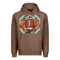Chestnut american football serape glittertumbler Premium Hoodie - Jasminsmagicworld