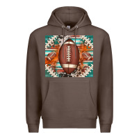 Coffee american football serape glittertumbler Premium Hoodie - Jasminsmagicworld