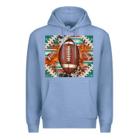 Colony Blue american football serape glittertumbler Premium Hoodie - Jasminsmagicworld