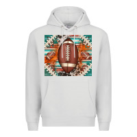 Dove Grey american football serape glittertumbler Premium Hoodie - Jasminsmagicworld