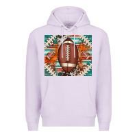 Lilac american football serape glittertumbler Premium Hoodie - Jasminsmagicworld