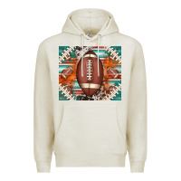 Oatmeal Heather american football serape glittertumbler Premium Hoodie - Jasminsmagicworld