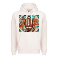 Pale Pink american football serape glittertumbler Premium Hoodie - Jasminsmagicworld
