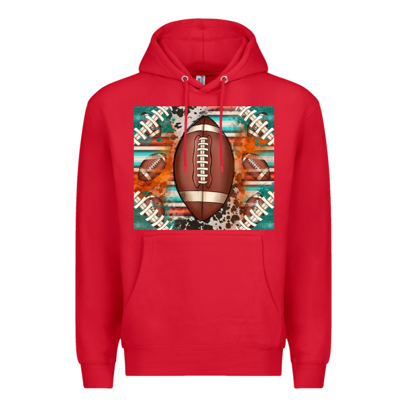 American Football Serape Glittertumbler Premium Hoodie by Jasminsmagicworld | Teevron