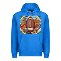 True Royal american football serape glittertumbler Premium Hoodie - Jasminsmagicworld