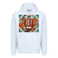 White american football serape glittertumbler Premium Hoodie - Jasminsmagicworld