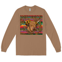 Toasted Coconut serape leopard turquoise sunflowers cow Long Sleeve Tee - RanaPortraitStore