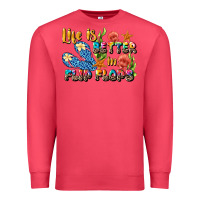 Cardinal life is better in flip flops summer Premium Sweatshirt - JahusDesignShop