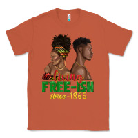 Copper living free ish since 1865 with afro black woman a Classic Tee - texasbilliewilder