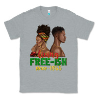 Heather Grey living free ish since 1865 with afro black woman a Classic Tee - texasbilliewilder
