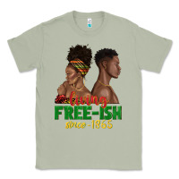 Matcha living free ish since 1865 with afro black woman a Classic Tee - texasbilliewilder
