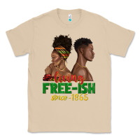 Mushroom living free ish since 1865 with afro black woman a Classic Tee - texasbilliewilder