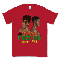 Red living free ish since 1865 with afro black woman a Classic Tee - texasbilliewilder