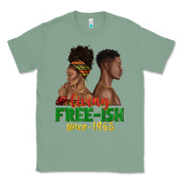 Sage living free ish since 1865 with afro black woman a Classic Tee - texasbilliewilder