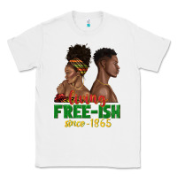 White living free ish since 1865 with afro black woman a Classic Tee - texasbilliewilder