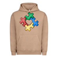 Pigment Burro autism puzzle Urban Hoodie - MaliasSmallBusiness