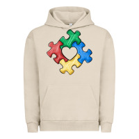 Pigment French Oak autism puzzle Urban Hoodie - MaliasSmallBusiness