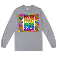 Heather Grey pride lgbtq Long Sleeve Tee - RanaPortraitStore