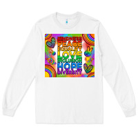 White pride lgbtq Long Sleeve Tee - RanaPortraitStore