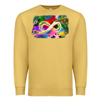 Antique Gold infinity symbol autism Premium Sweatshirt - JahusDesignShop