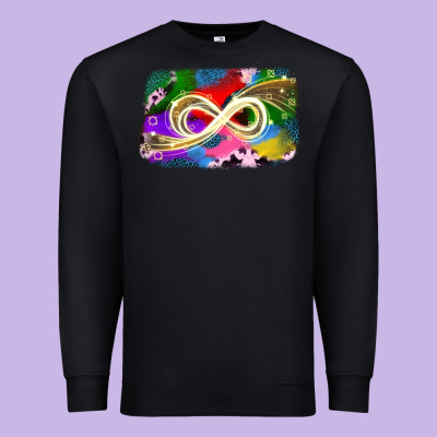Infinity Symbol Autism Premium Sweatshirt Designed By Jahusdesignshop