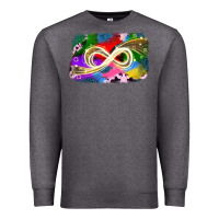 Charcoal Heather infinity symbol autism Premium Sweatshirt - JahusDesignShop