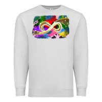 Dove Grey infinity symbol autism Premium Sweatshirt - JahusDesignShop