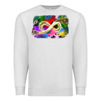 Oatmeal Heather infinity symbol autism Premium Sweatshirt - JahusDesignShop
