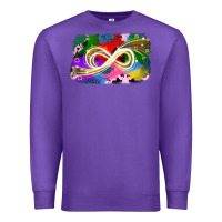 Purple infinity symbol autism Premium Sweatshirt - JahusDesignShop