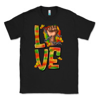 Black love juneteenth with fist Classic Tee - texasbilliewilder