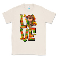 Natural love juneteenth with fist Classic Tee - texasbilliewilder