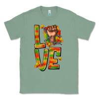 Sage love juneteenth with fist Classic Tee - texasbilliewilder