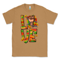 Toasted Coconut love juneteenth with fist Classic Tee - texasbilliewilder